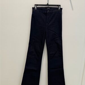 J Brand Dark Blue Flared Jeans